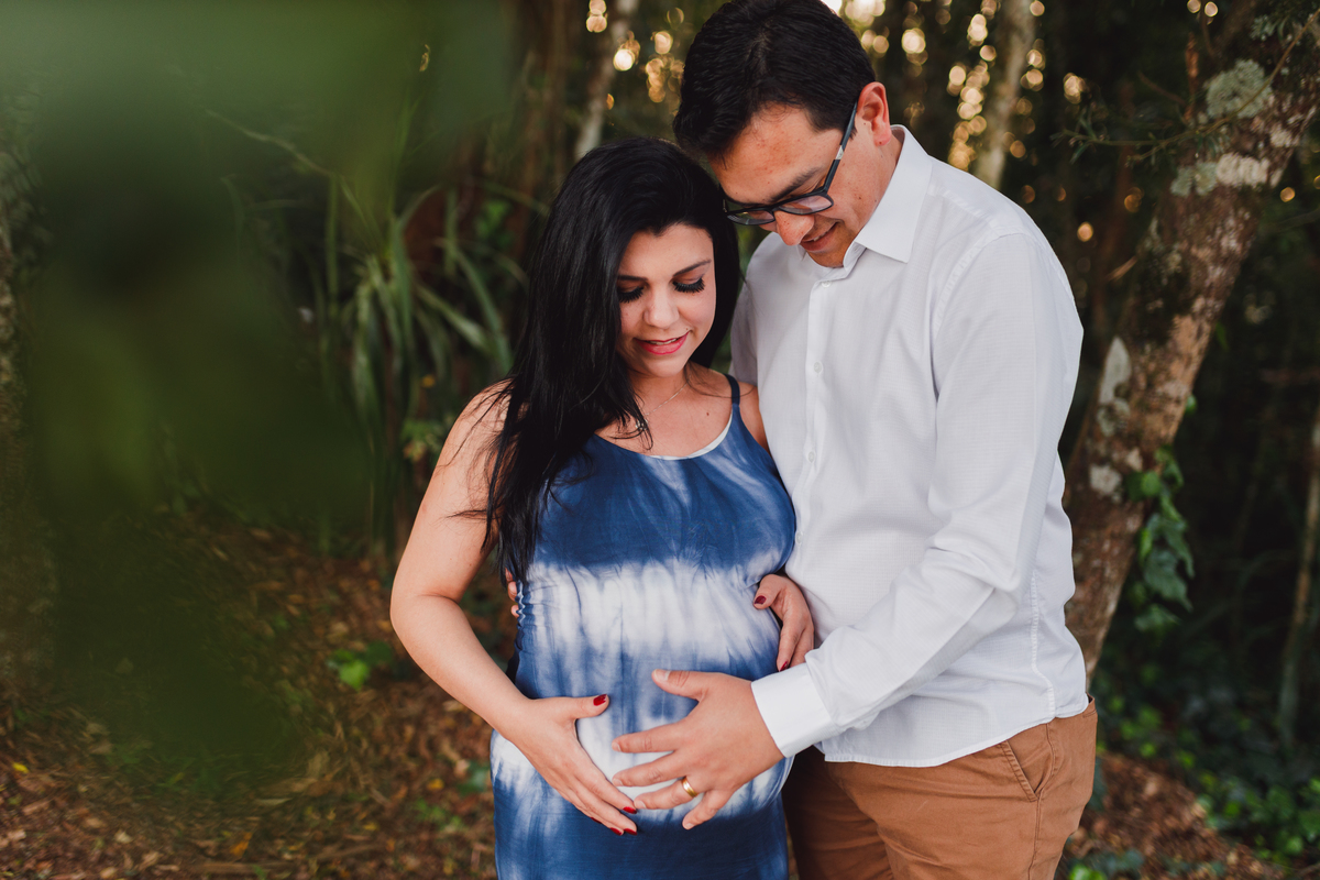 Fotografa familia Curitiba - Gestante passauna por do sol