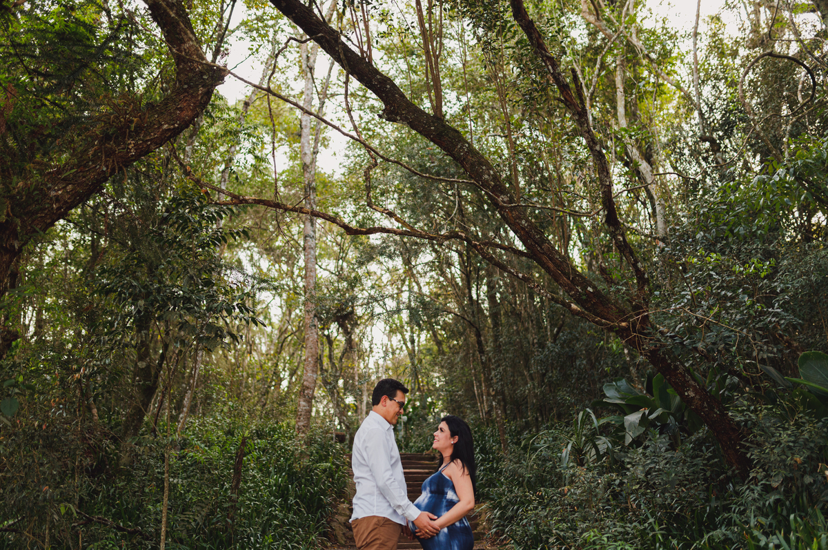 Fotografa familia Curitiba - Gestante passauna por do sol
