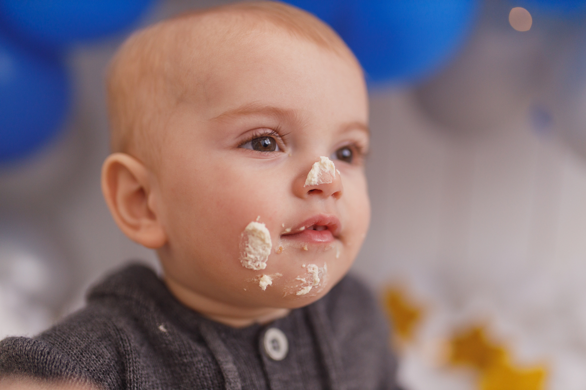 Fotografa familia Curitiba - Smash estrelas balão menino