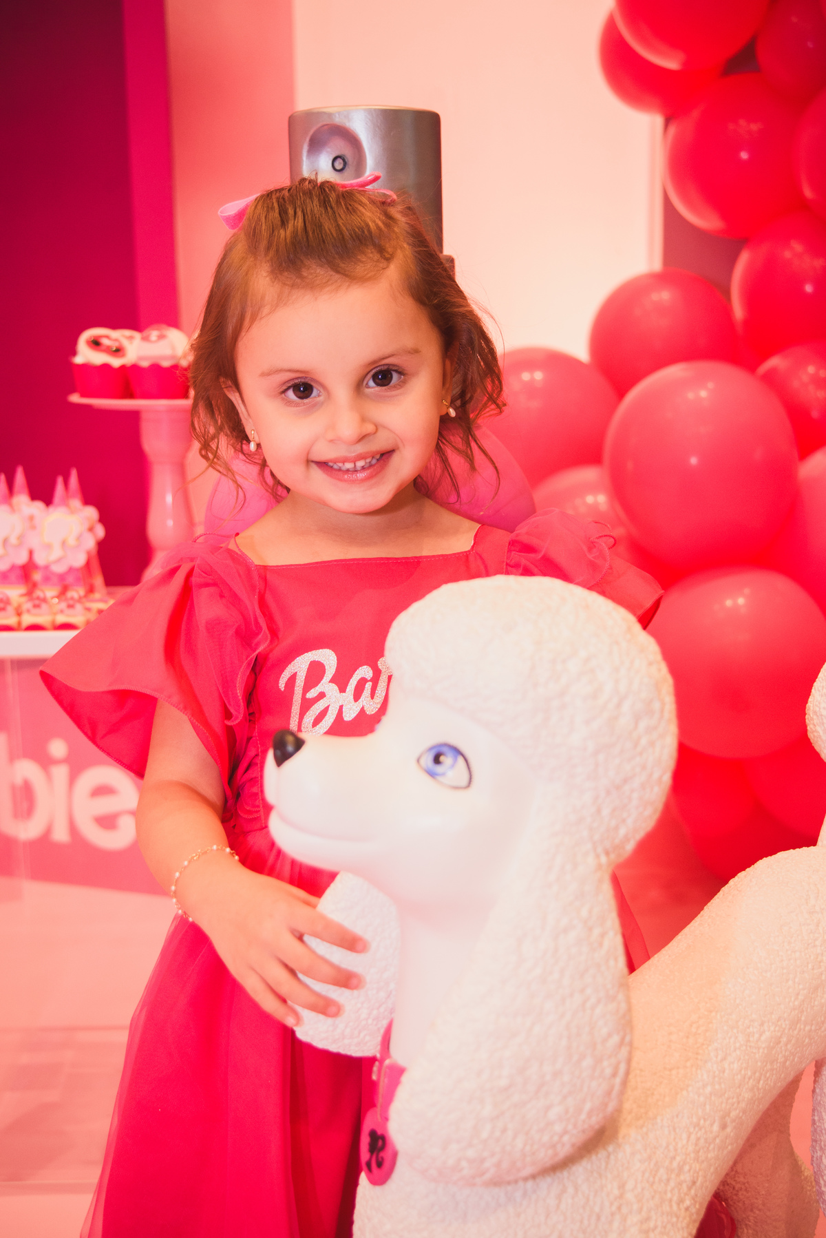 Fotografa familia Curitiba - aniversario barbie 4 anos menina