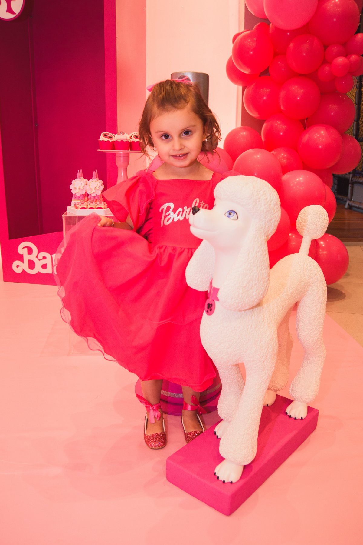 Fotografa familia Curitiba - aniversario barbie 4 anos menina