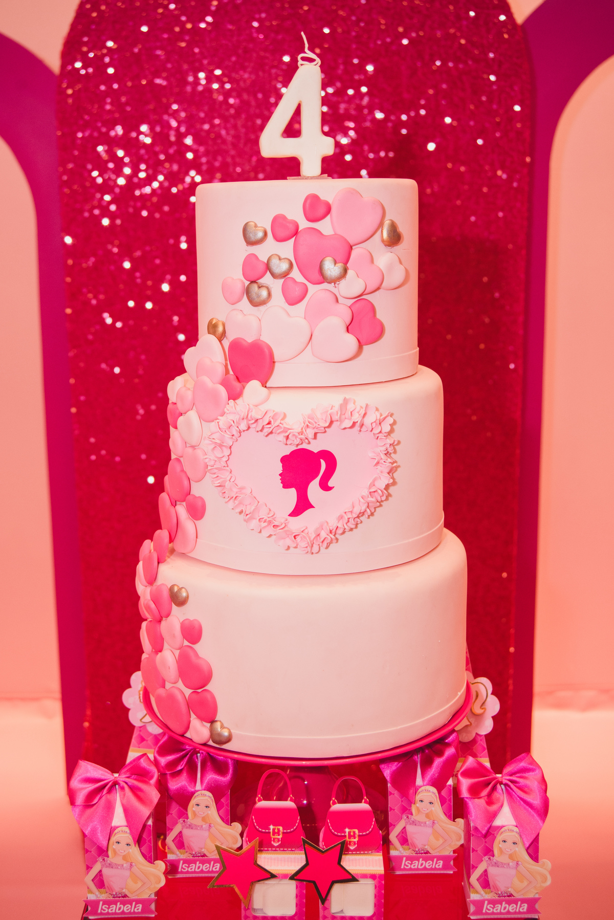 Fotografa familia Curitiba - aniversario barbie 4 anos menina