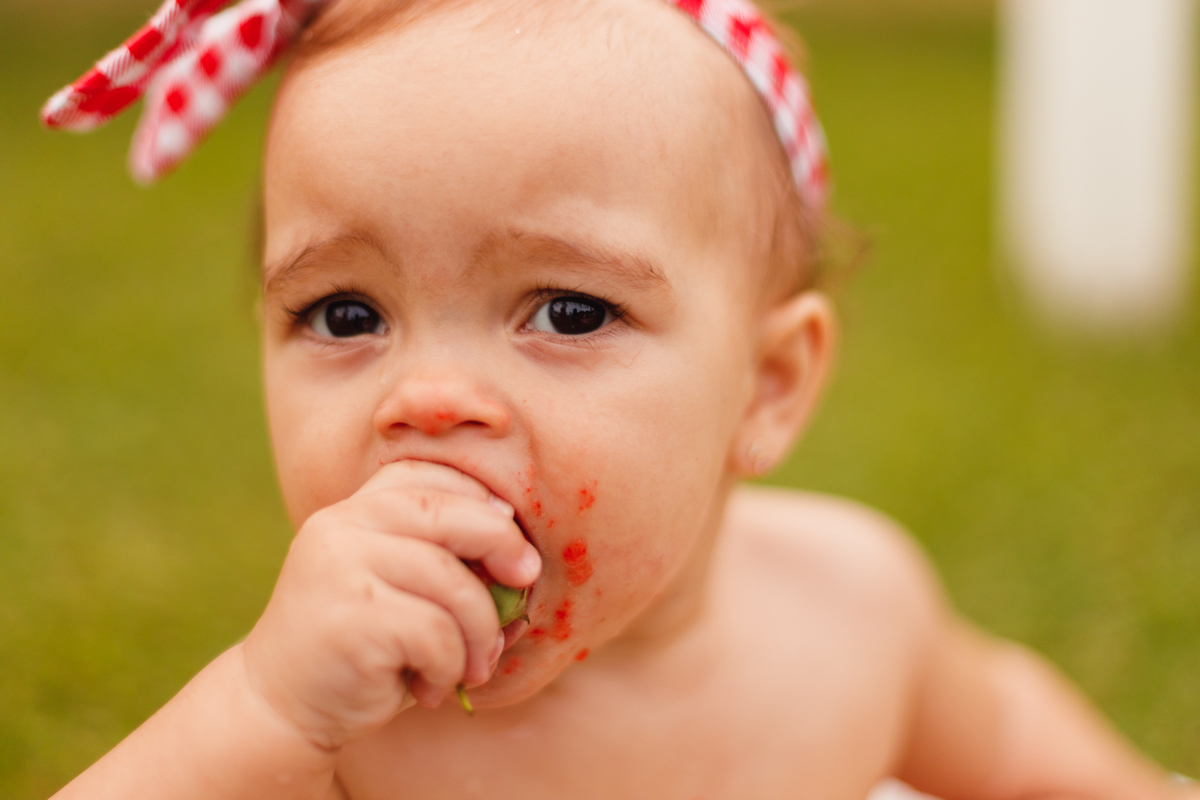 fotografa familia curitiba - ensaio bebe morango SJP