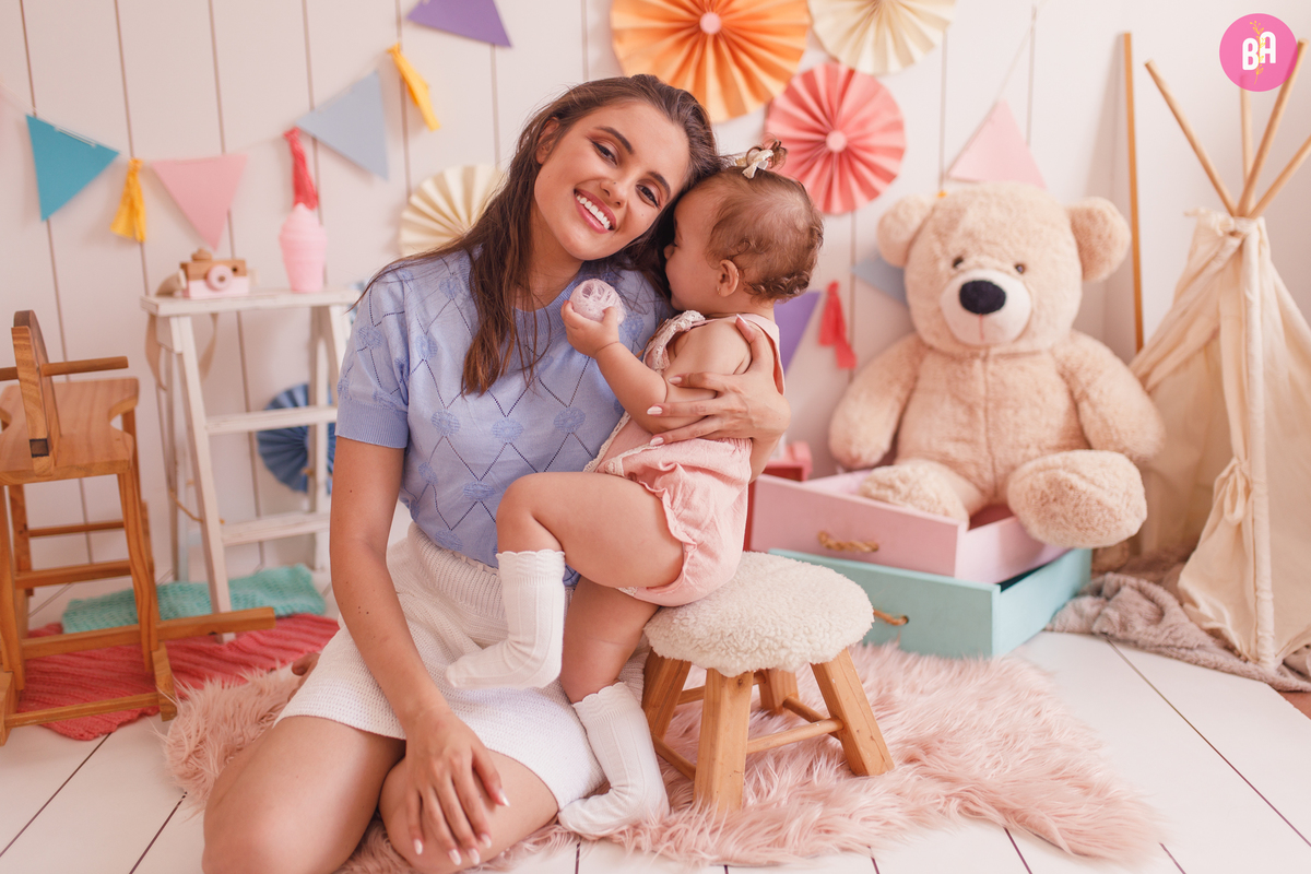 ensaio bebe menina estudio - fotografa familia curitiba