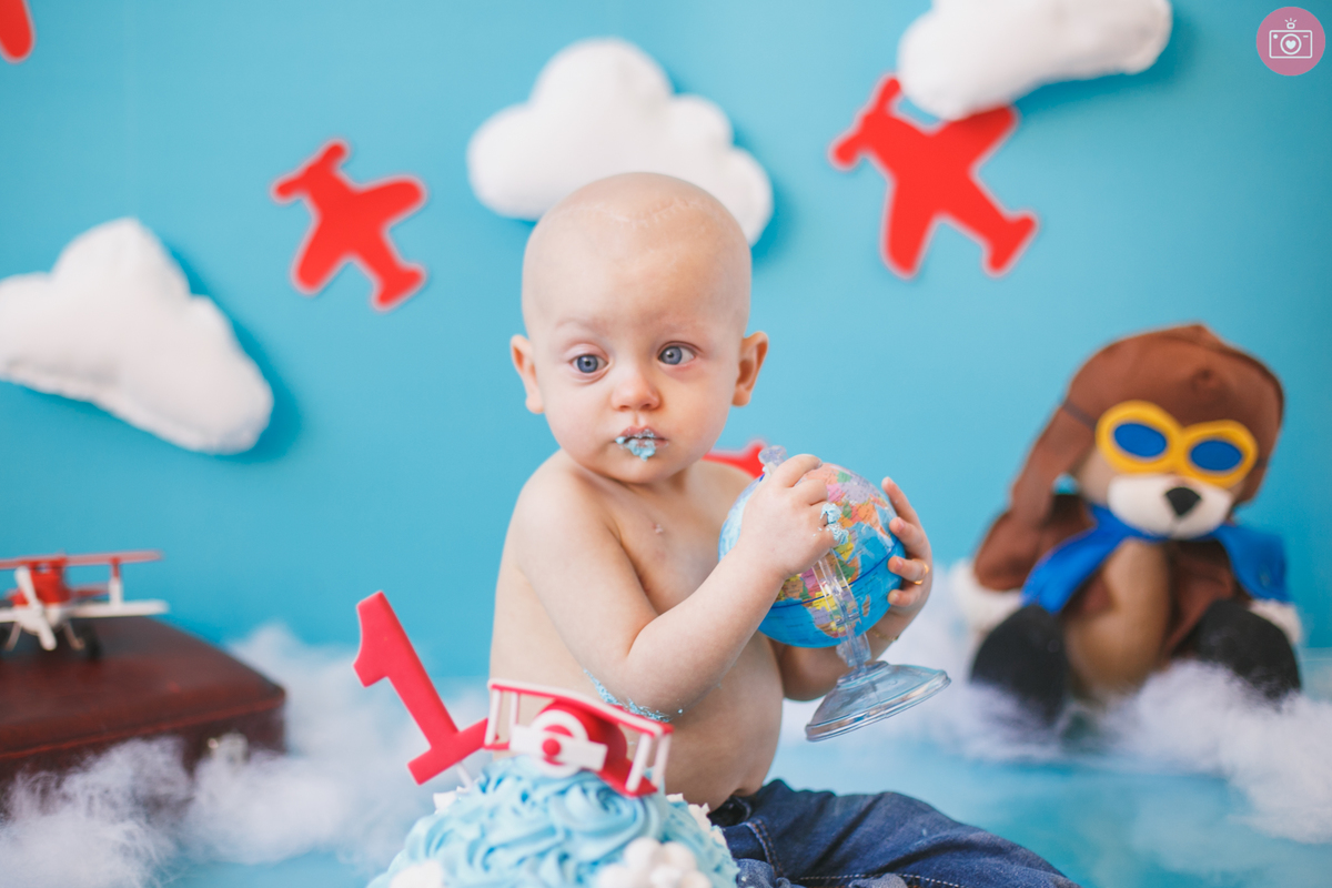 Smash the Cake Bernardo - fotografa familia Curitiba