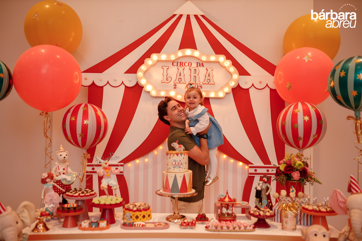 fotografa da familia curitiba - aniversario menina circo