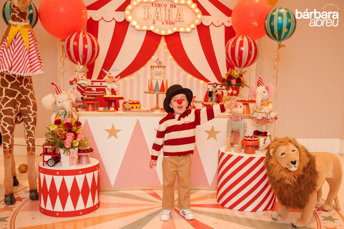 fotografa da familia curitiba - aniversario menina circo