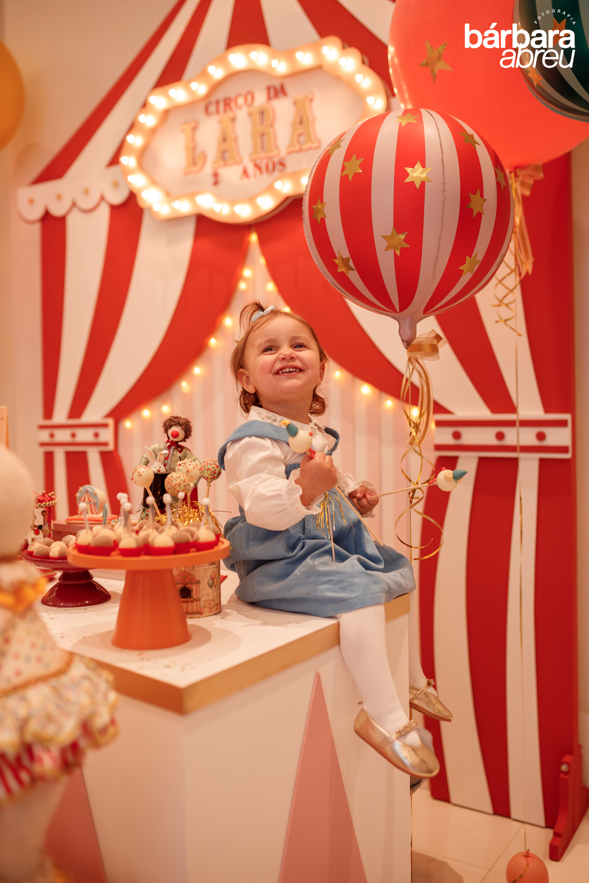 fotografa da familia curitiba - aniversario menina circo
