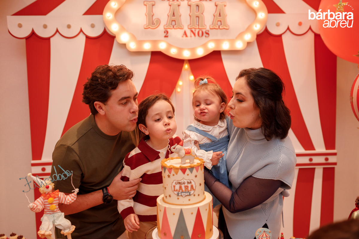 fotografa da familia curitiba - aniversario menina circo