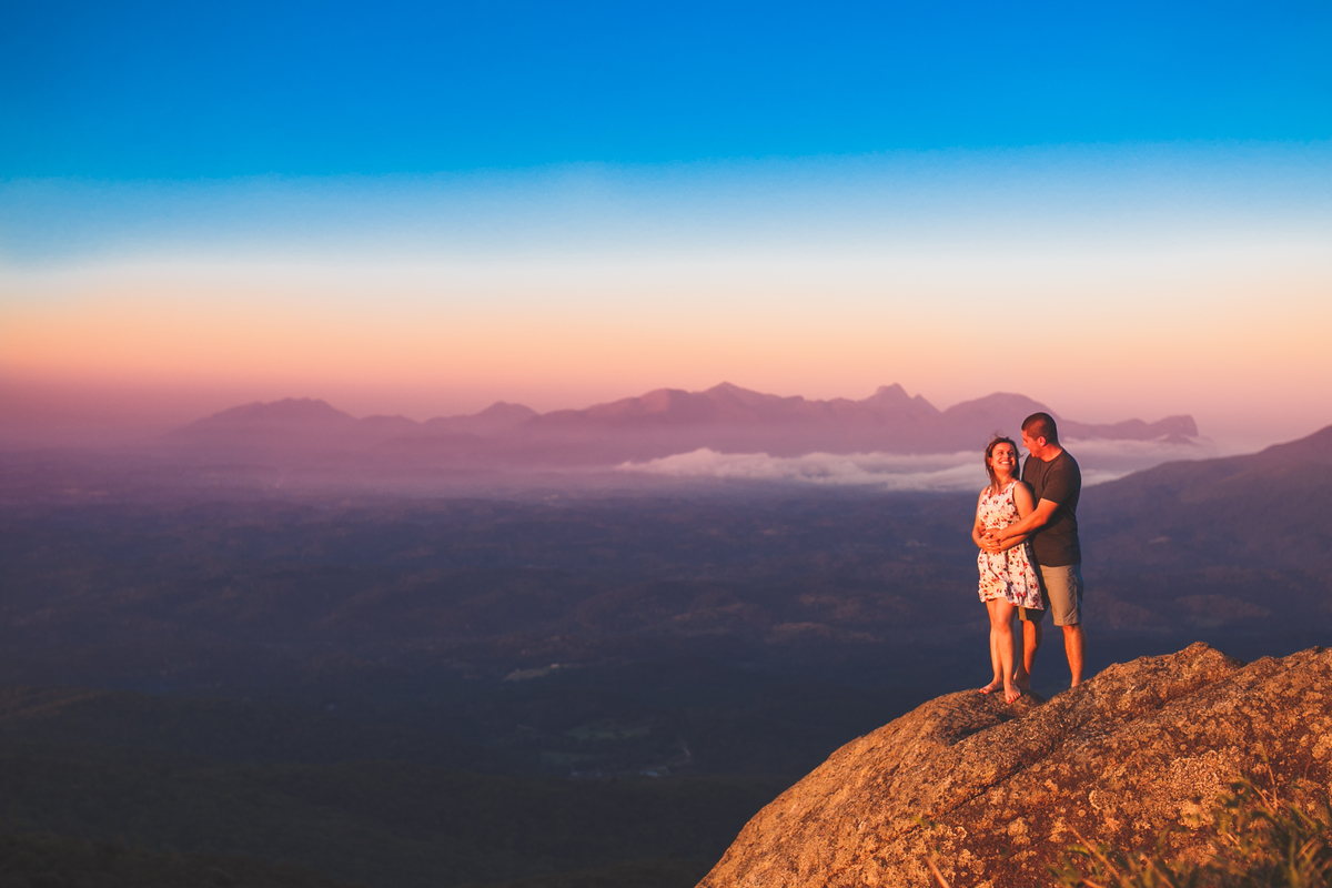 fotografa de familia curitiba - casal Liege e Bruno - montanha