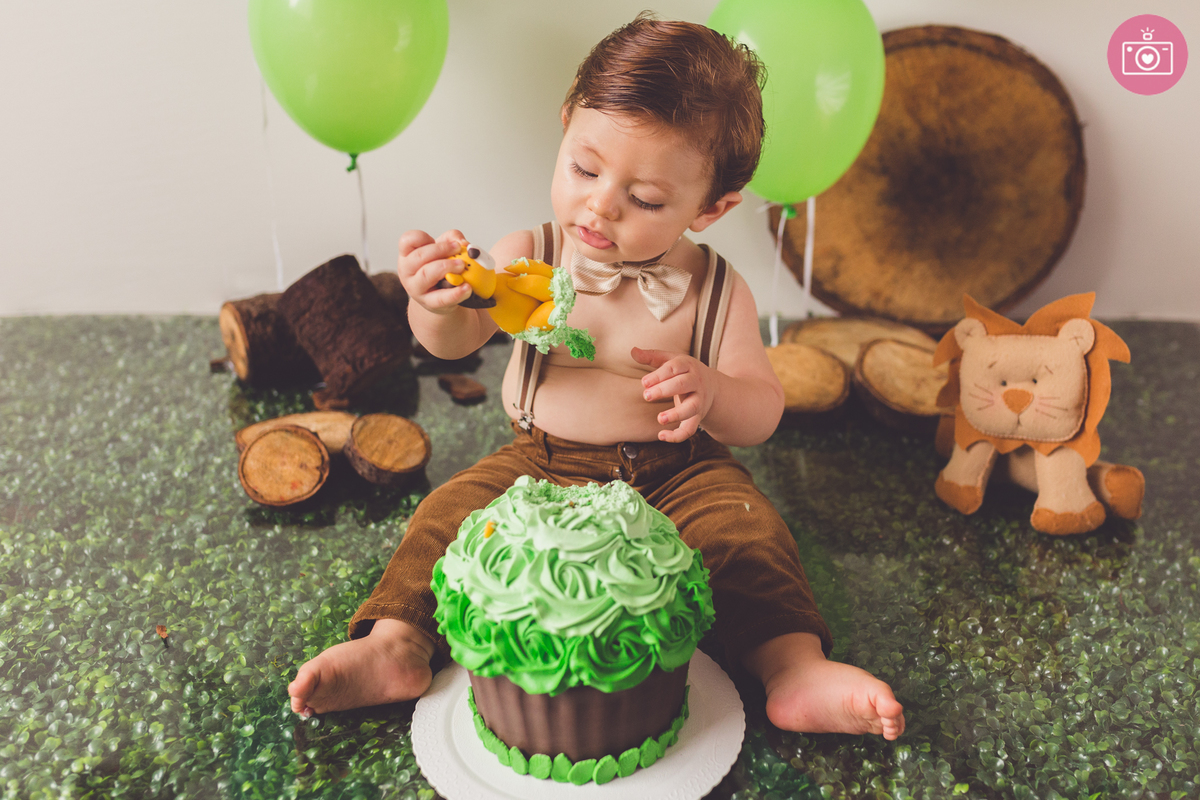 fotografia familia curitiba - smash the Cake Leo