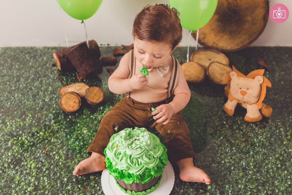 fotografia familia curitiba - smash the Cake Leo