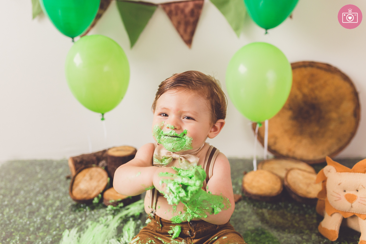 fotografia familia curitiba - smash the Cake Leo