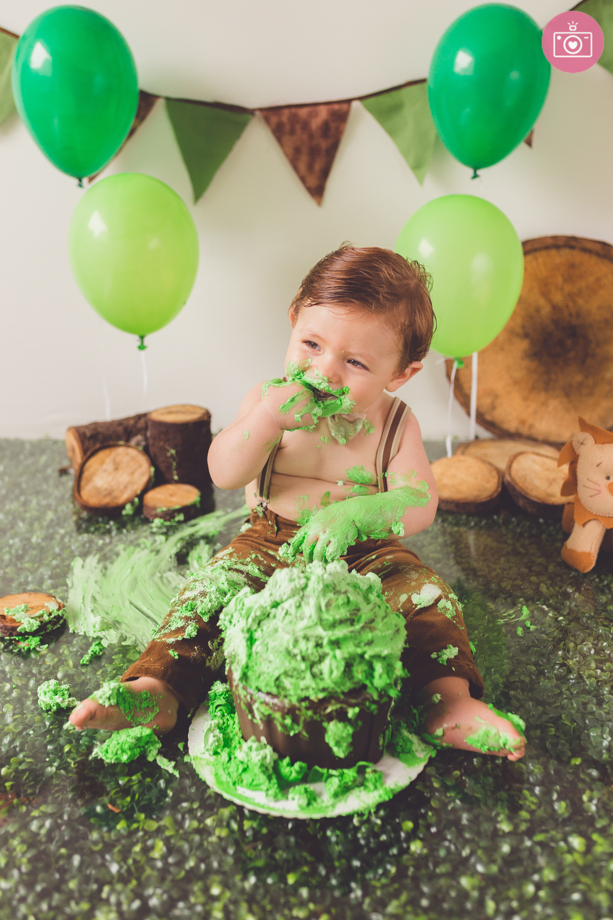 fotografia familia curitiba - smash the Cake Leo