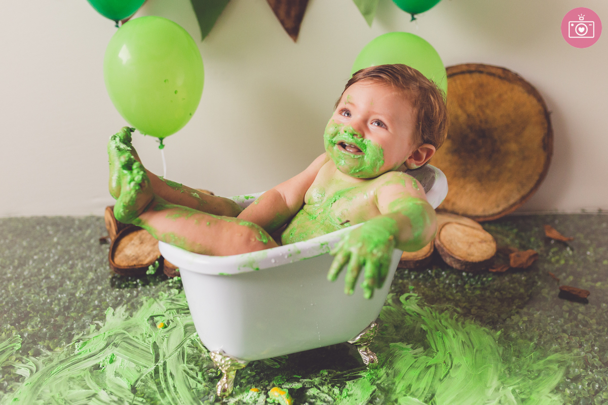 fotografia familia curitiba - smash the Cake Leo