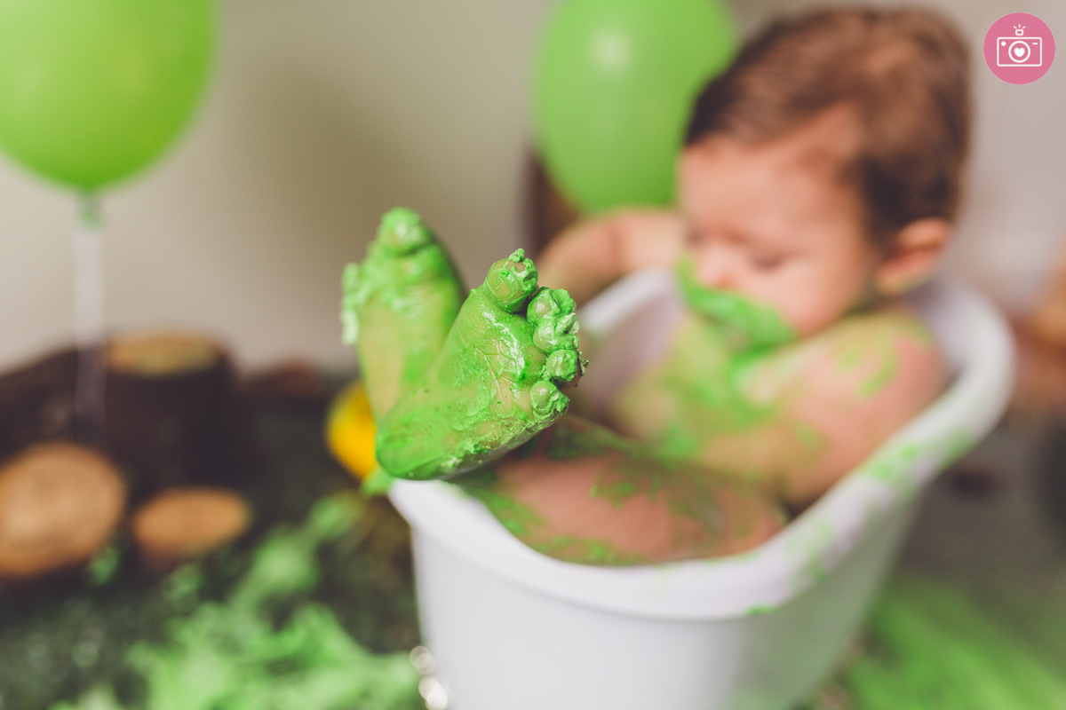 fotografia familia curitiba - smash the Cake Leo