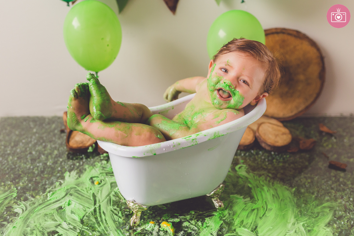 fotografia familia curitiba - smash the Cake Leo