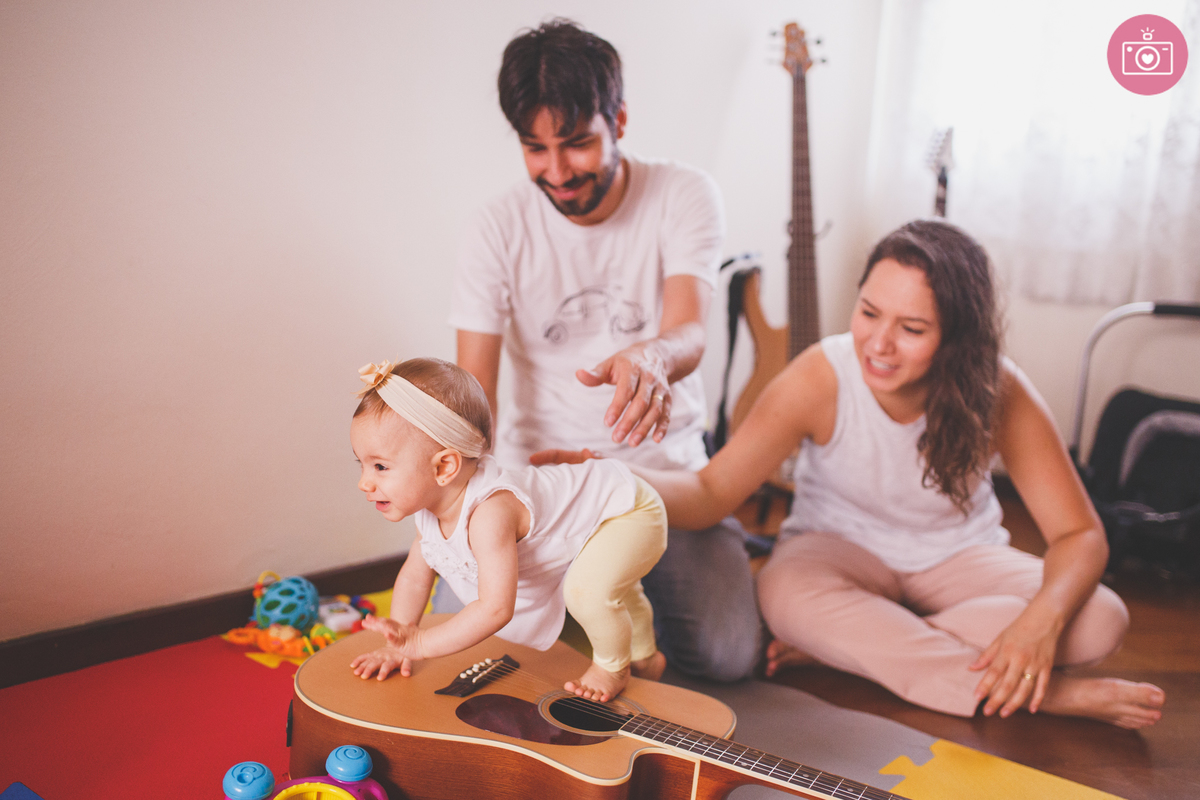 fotografia de familia de curitiba - ensaio de familia lifestyle Clarice 9 meses