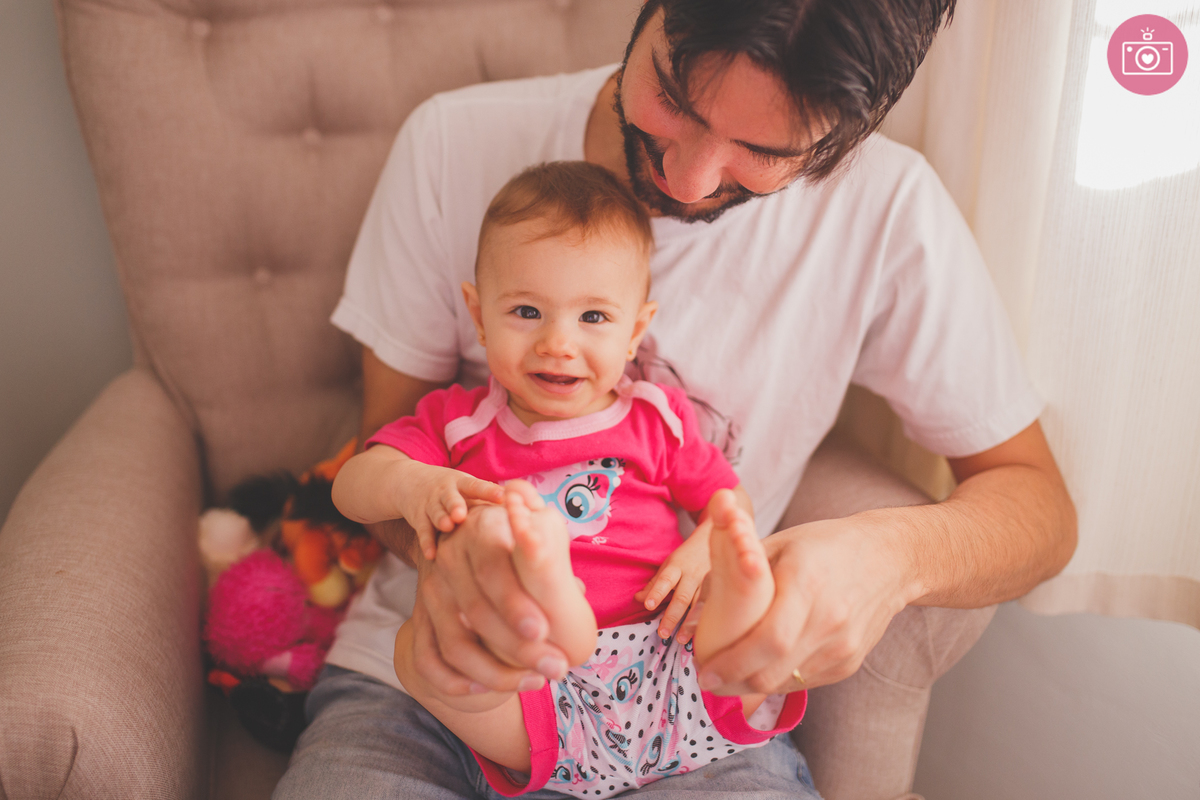 fotografia de familia de curitiba - ensaio de familia lifestyle Clarice 9 meses