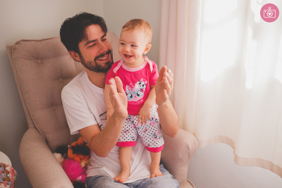 fotografia de familia de curitiba - ensaio de familia lifestyle Clarice 9 meses