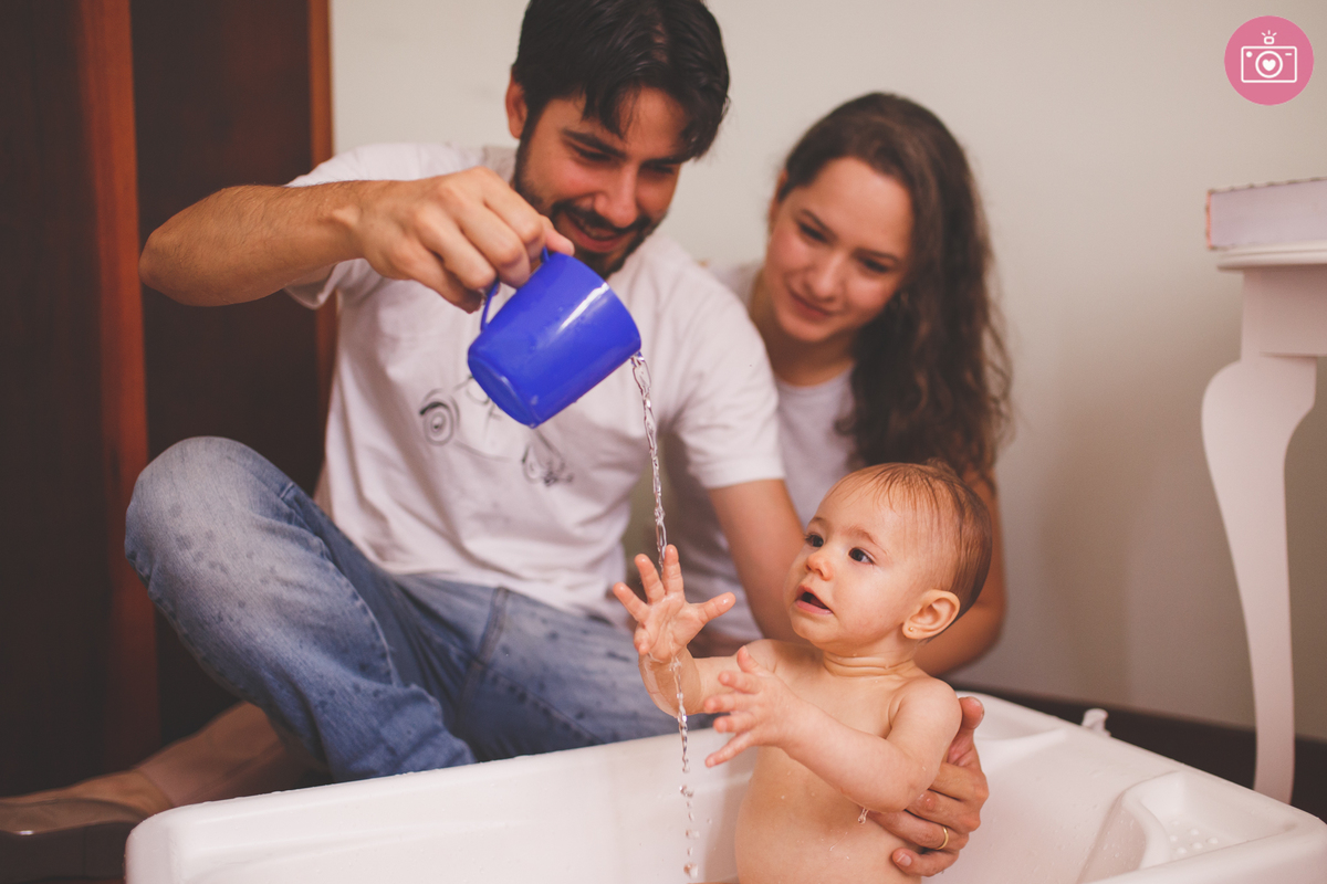 fotografia de familia de curitiba - ensaio de familia lifestyle Clarice 9 meses