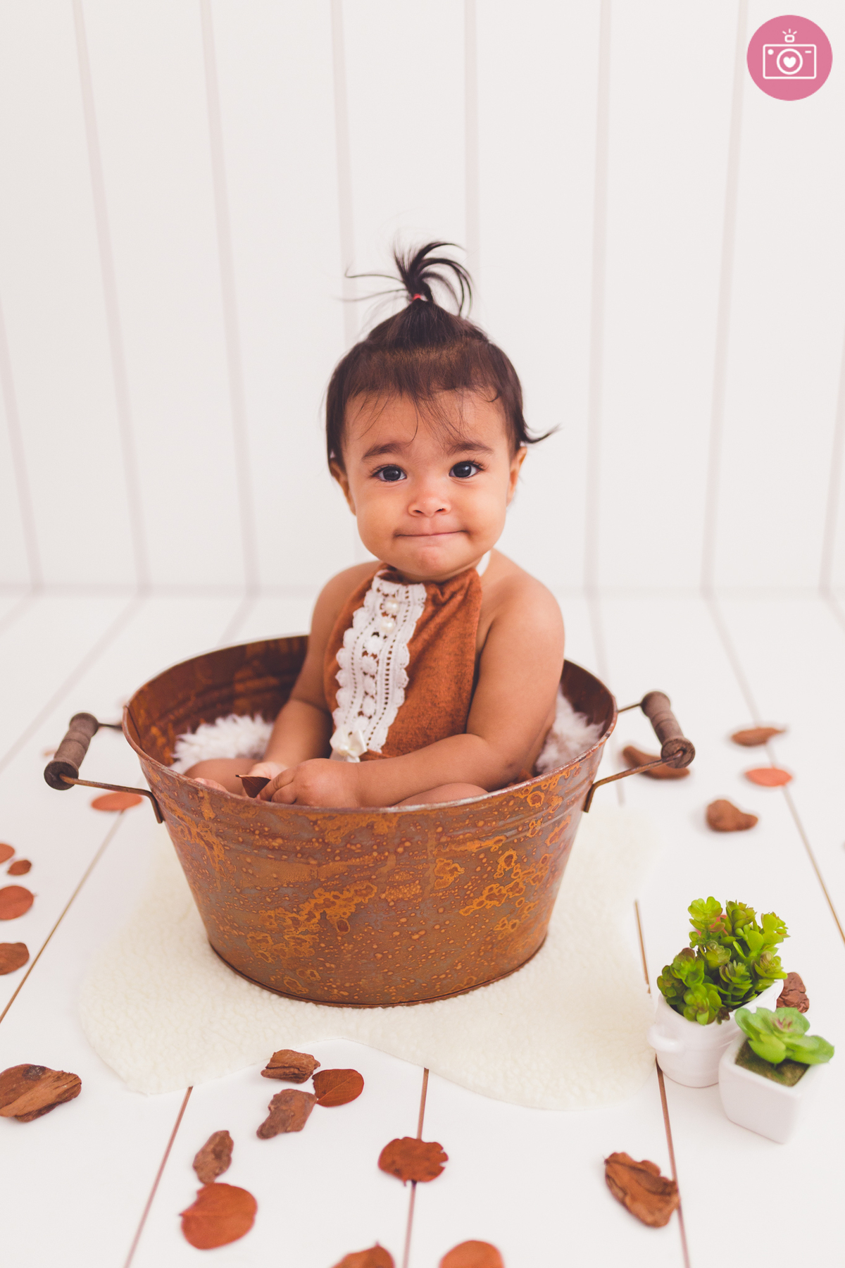 fotografia de familia de curitiba em estudio - acompanhamento laura 11 meses