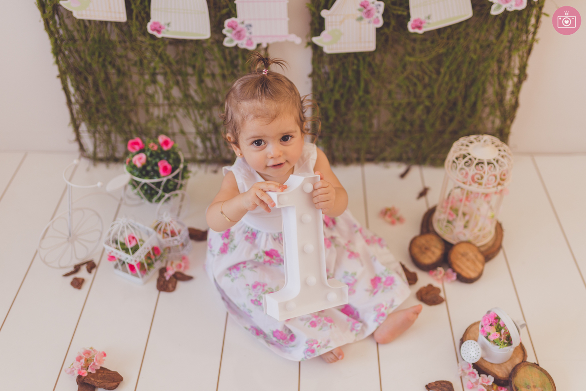 fotografa familia curitiba - ensaio smash the cake Sarah - bolo