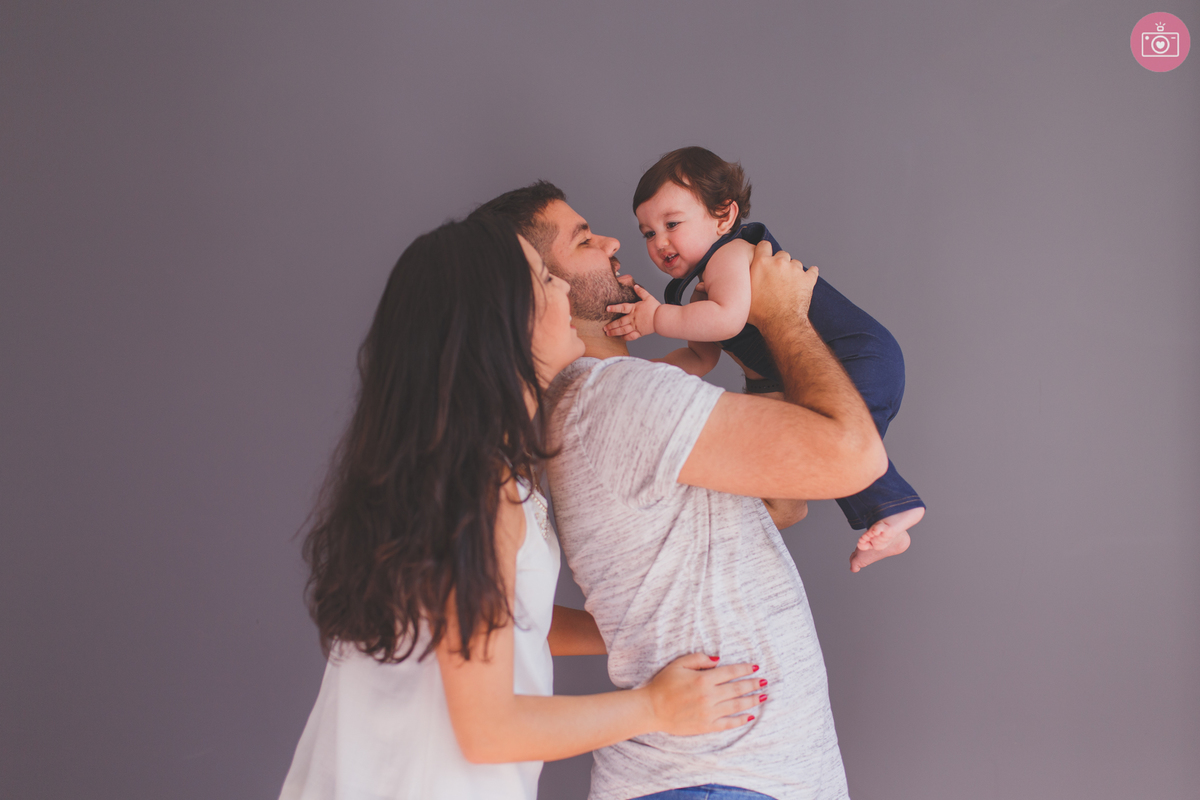 fotografa familia curitiba - smash the cake Davi estudio