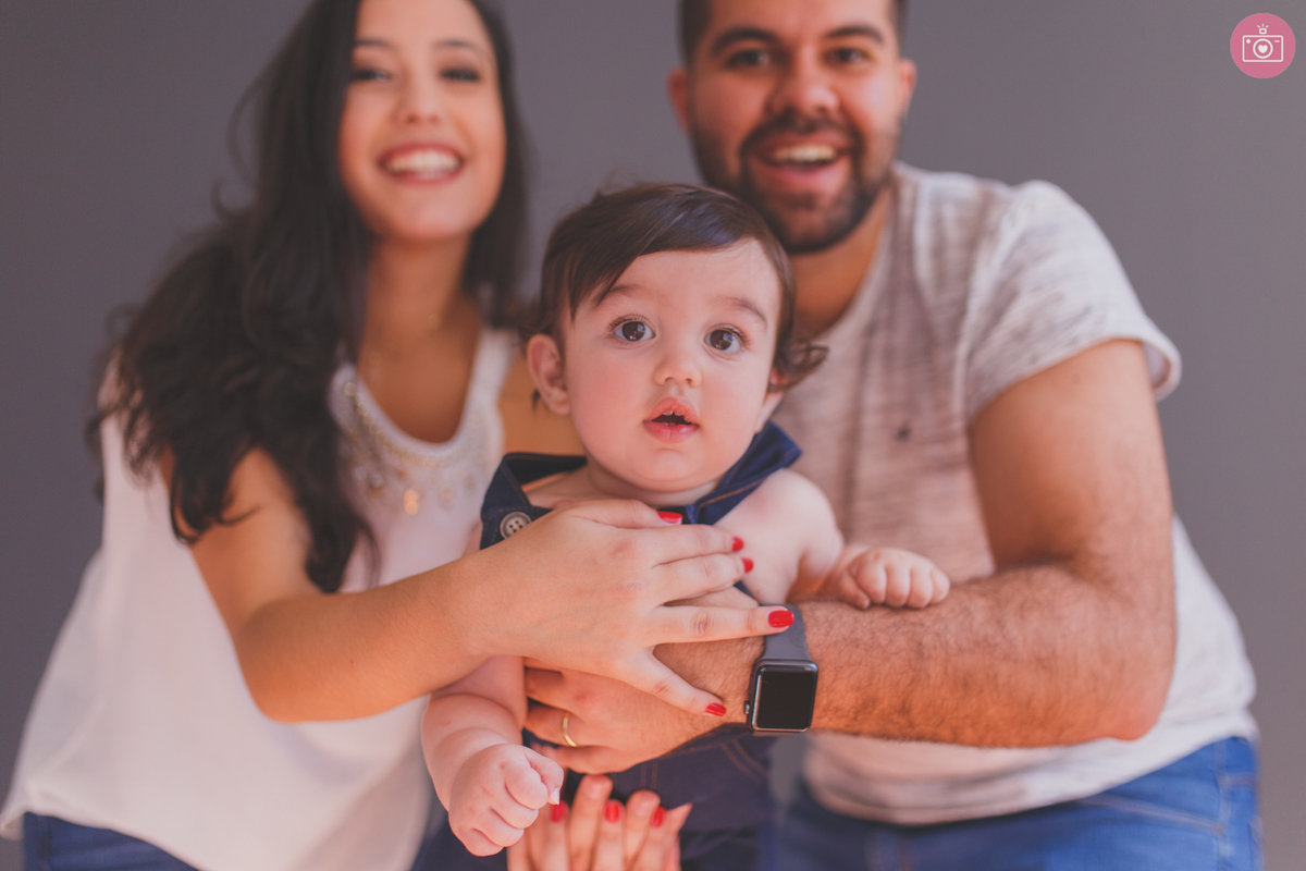 fotografa familia curitiba - smash the cake Davi estudio