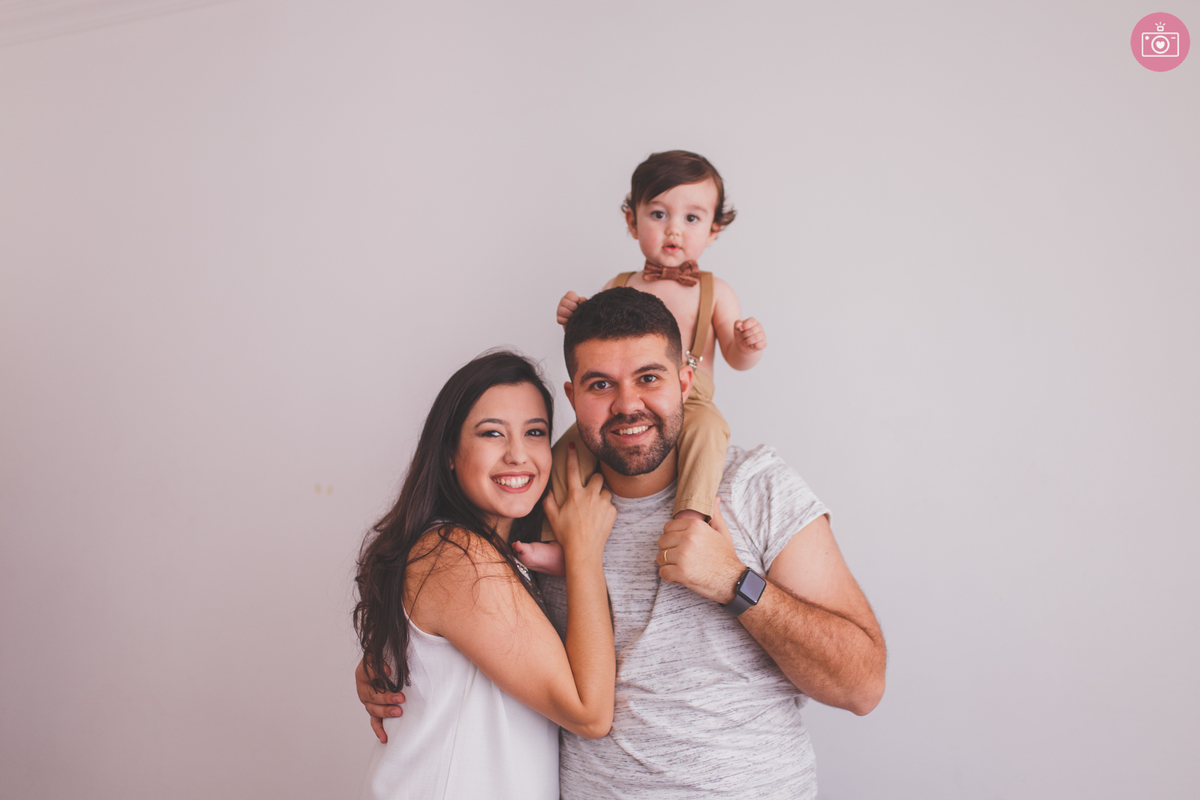 fotografa familia curitiba - smash the cake Davi estudio