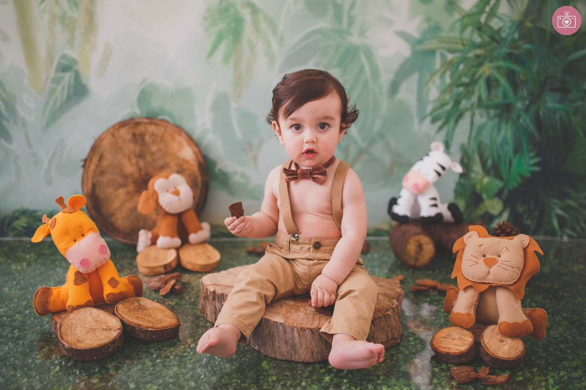 fotografa familia curitiba - smash the cake Davi estudio