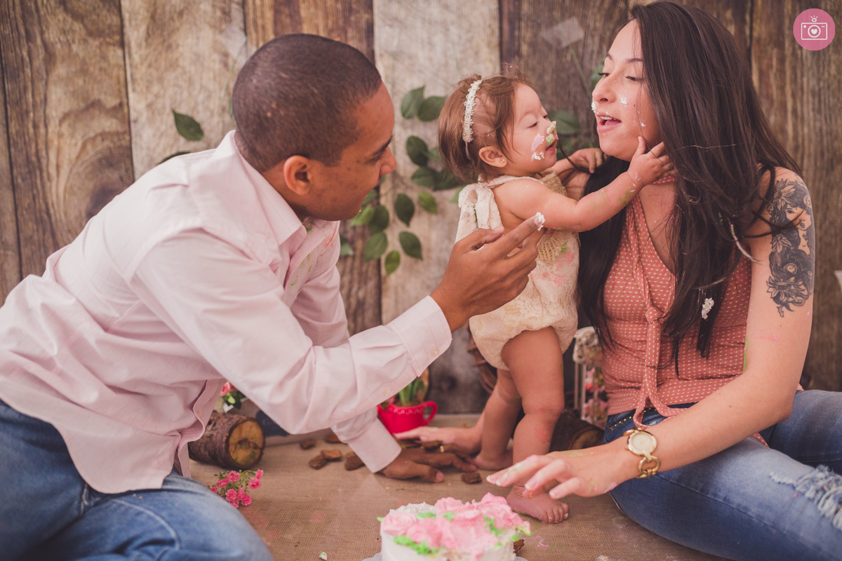 fotografa familia curitiba - smash the cake Livia