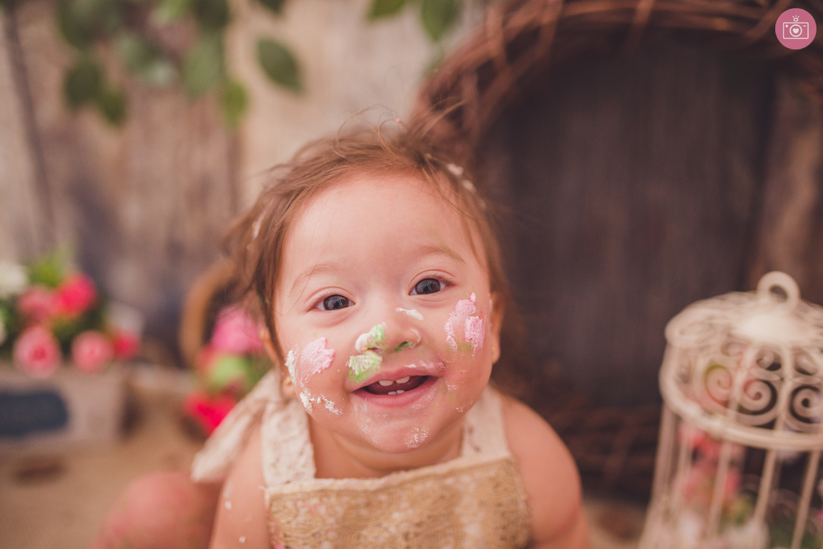 fotografa familia curitiba - smash the cake Livia