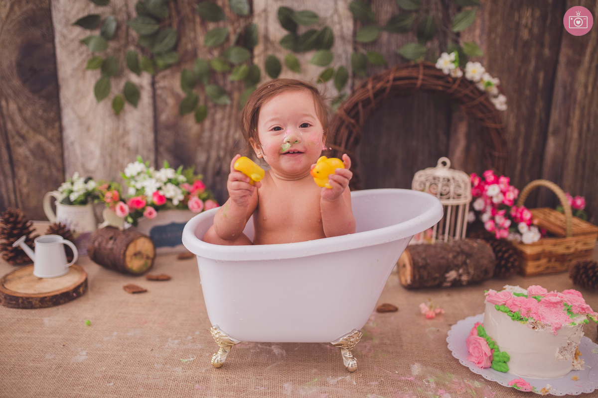 fotografa familia curitiba - smash the cake Livia