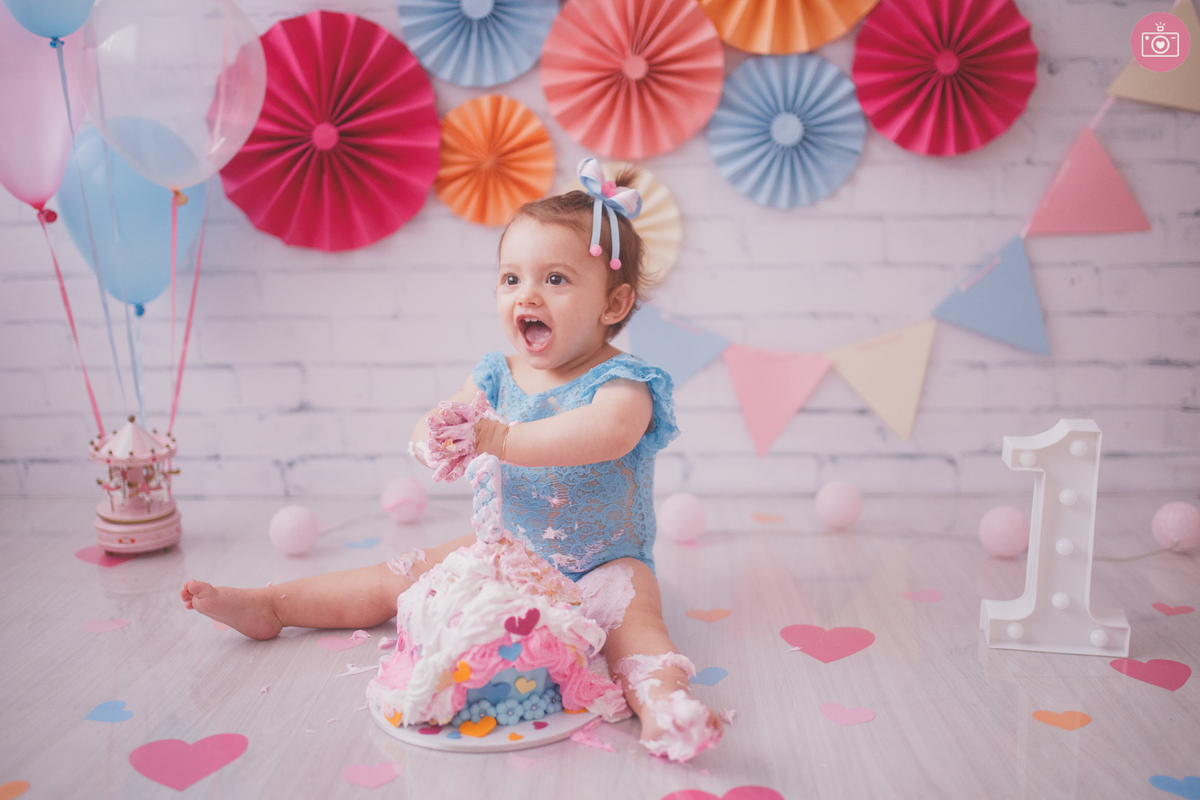 fotografa familia curitiba - smash the cake Natalia