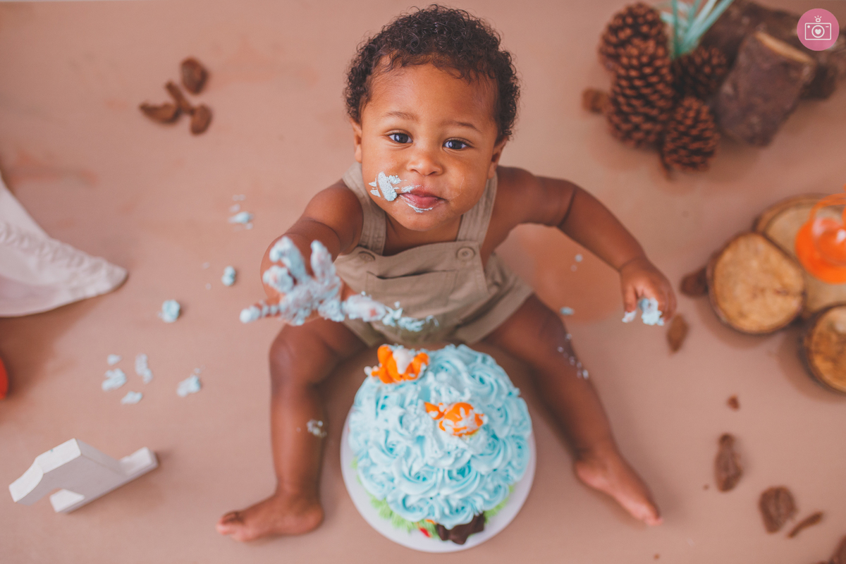 fotografa familia curitiba - smash the cake Heitor