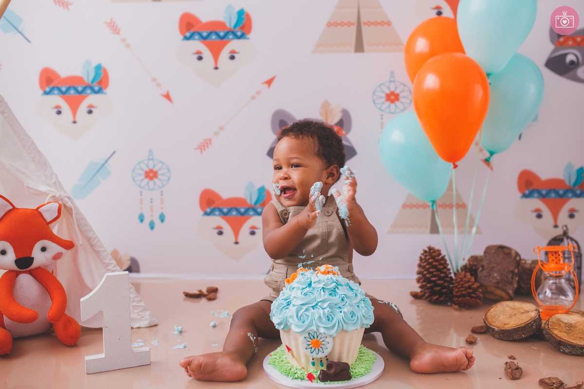 fotografa familia curitiba - smash the cake Heitor