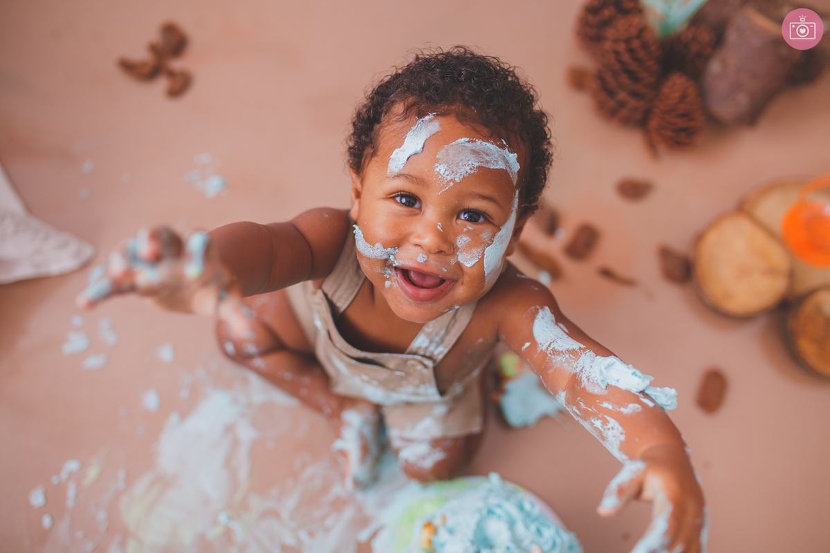 fotografa familia curitiba - smash the cake Heitor