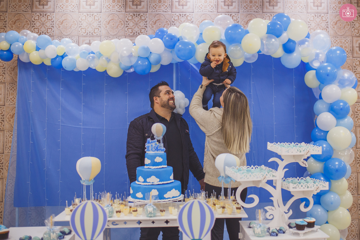 fotografa familia em curitiba - aniversário 1 ano Matheus