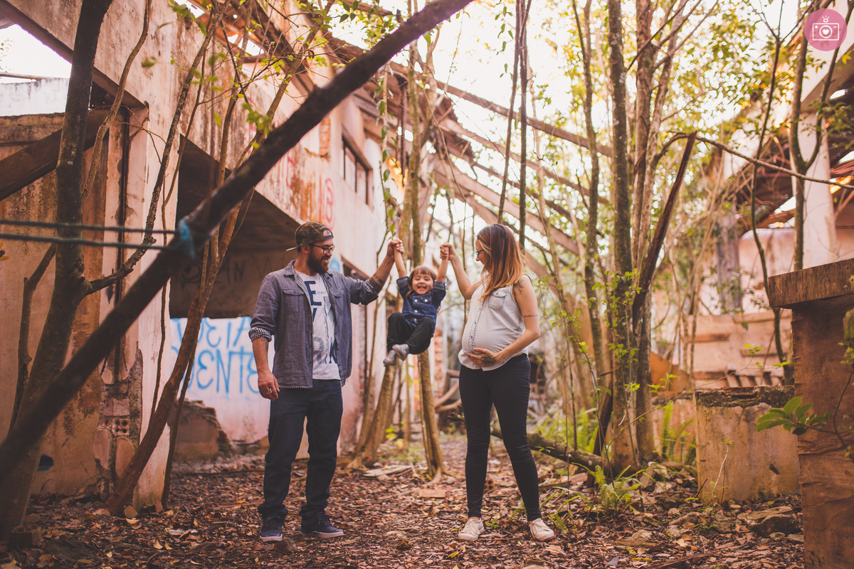 fotografa de familia em curitiba - ensaio gestante urbano Jessica