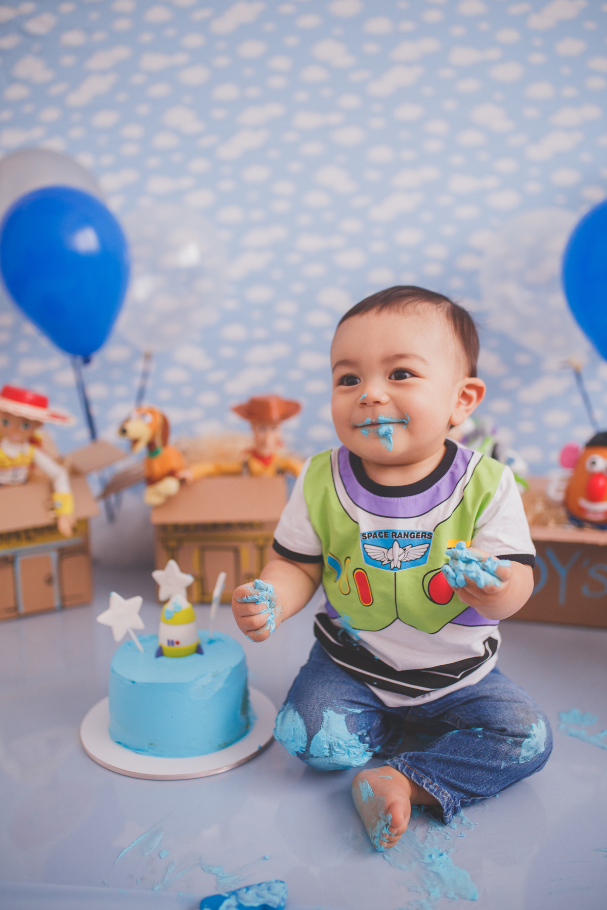 fotografa familia curitiba - smash the cake murilo 