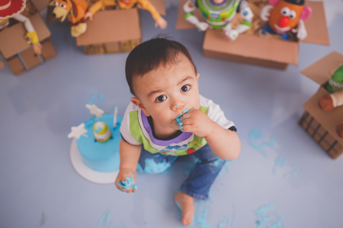 fotografa familia curitiba - smash the cake murilo 