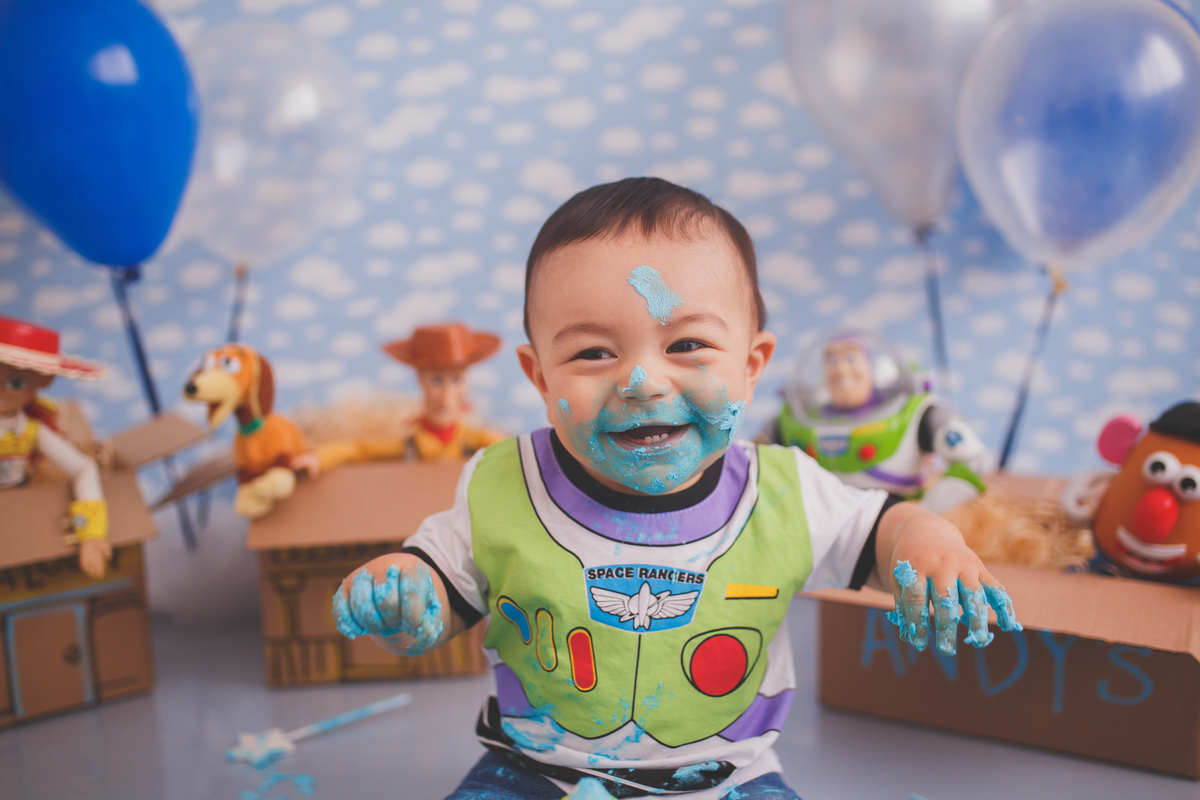 fotografa familia curitiba - smash the cake murilo 