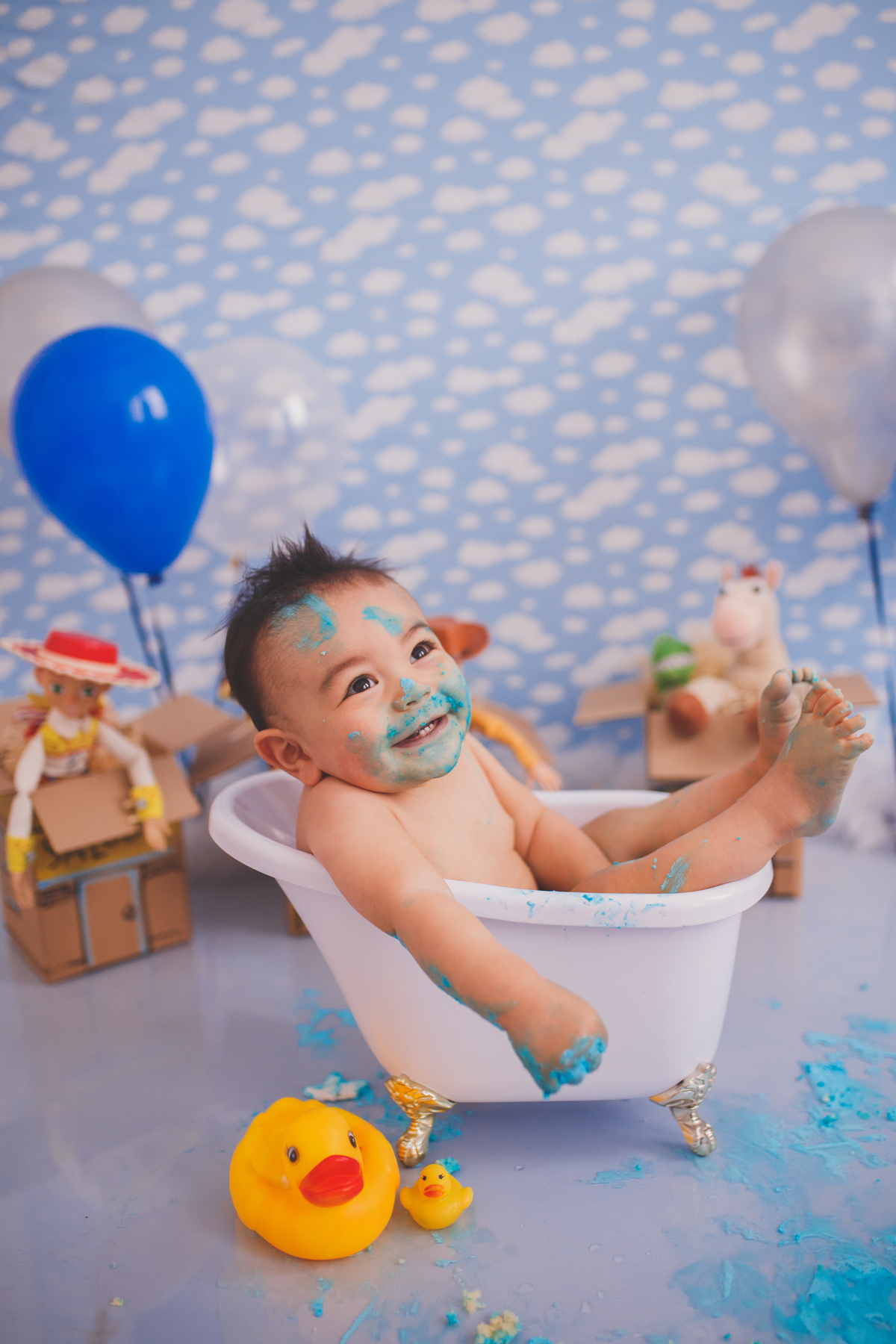 fotografa familia curitiba - smash the cake murilo 