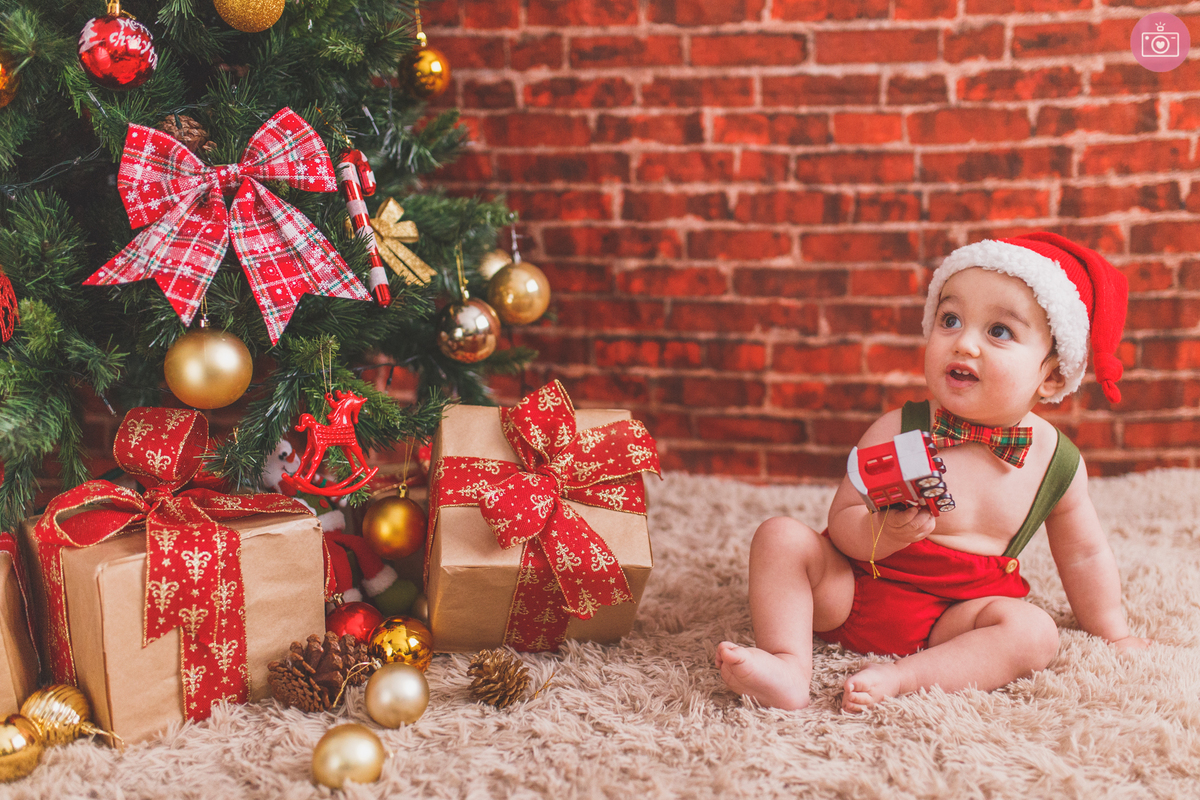fotografa familia curitiba - ensaio natal estudio