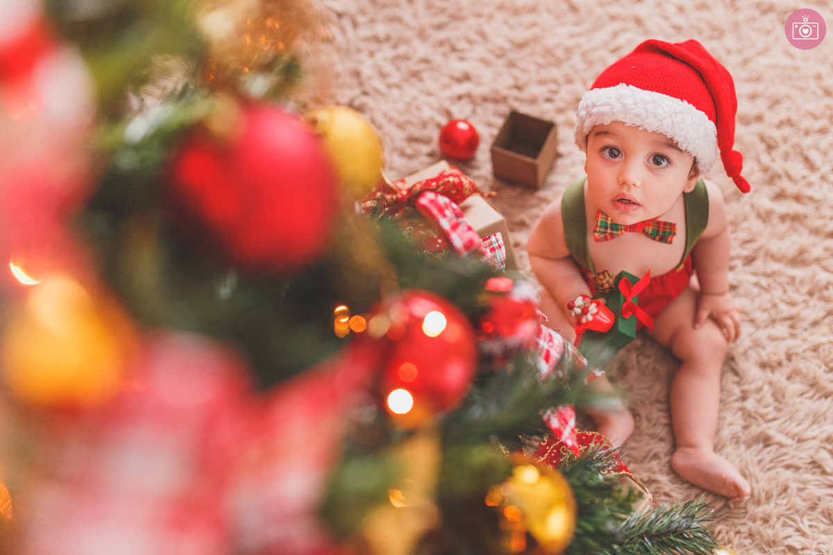 fotografa familia curitiba - ensaio natal estudio
