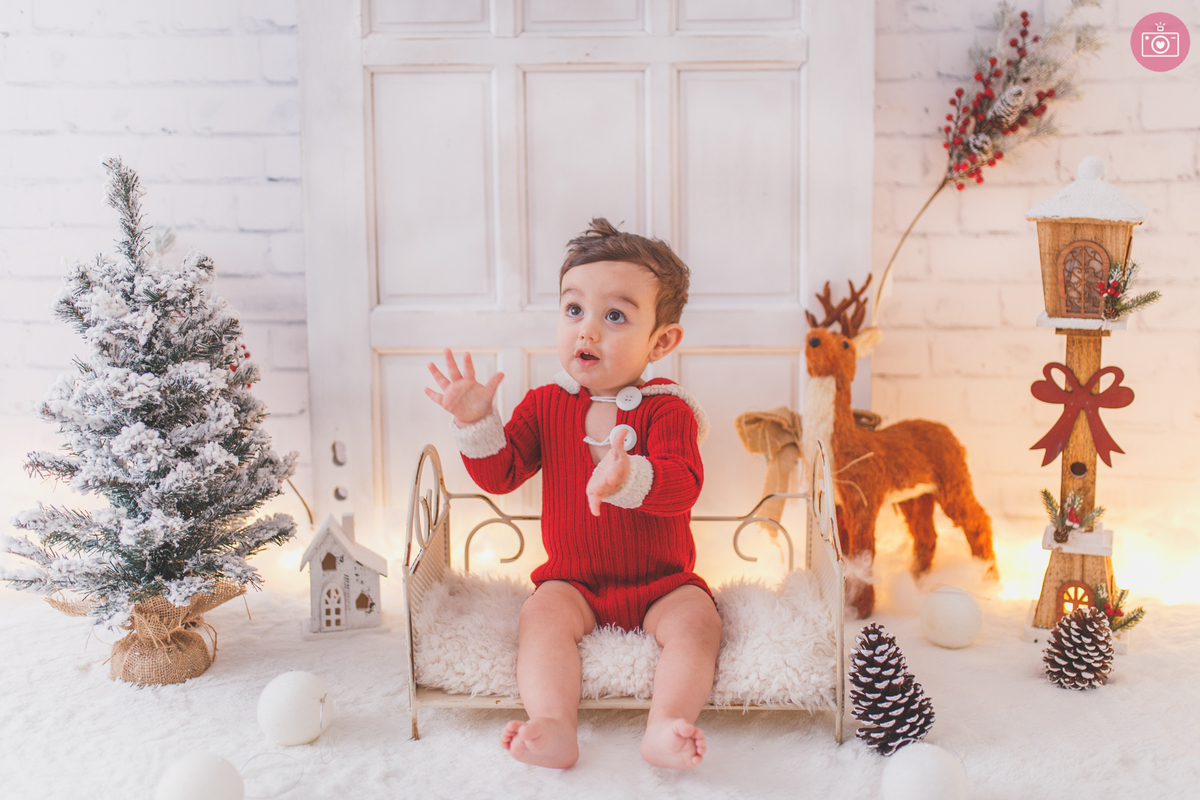 fotografa familia curitiba - ensaio natal estudio