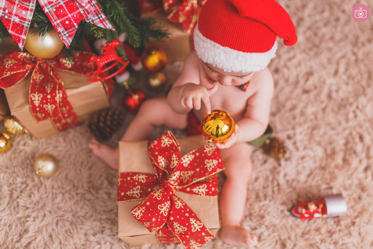 fotografa familia curitiba - ensaio natal estudio