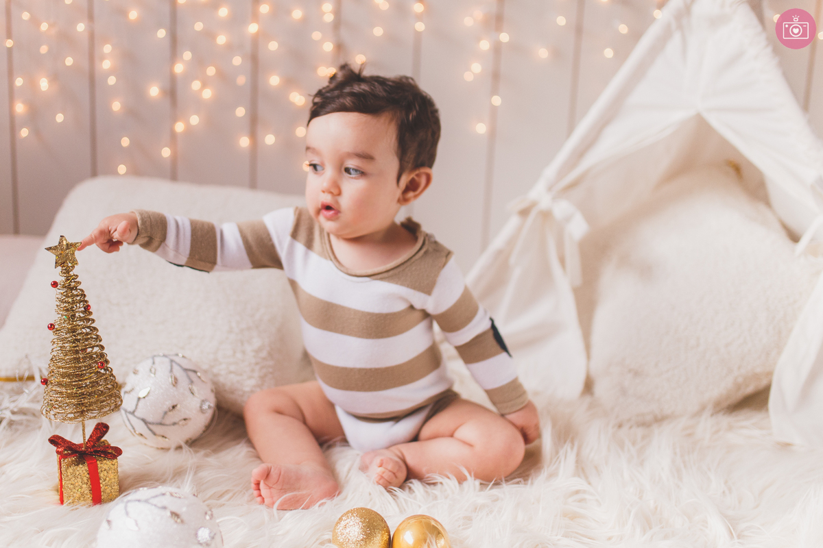 fotografa familia curitiba - ensaio natal estudio