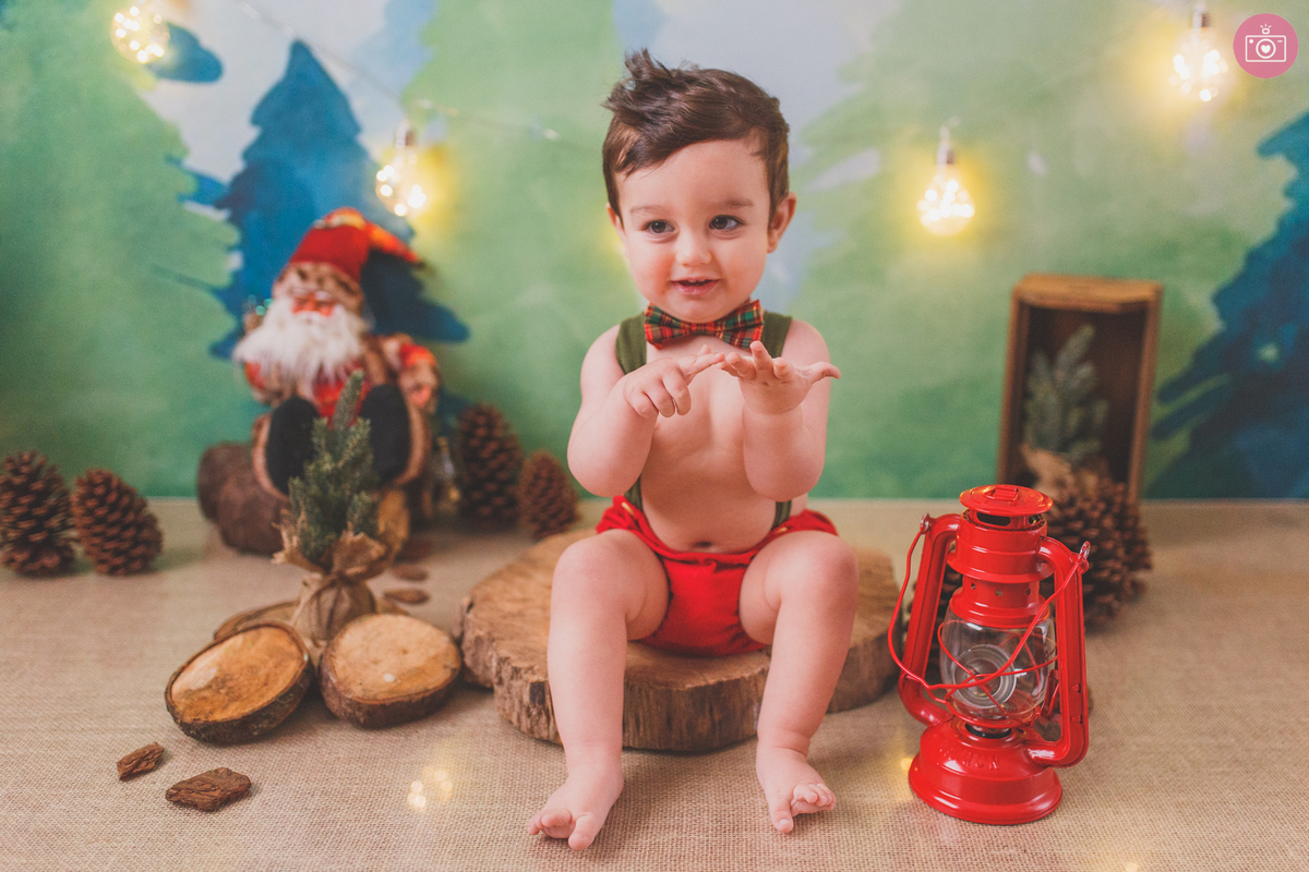 fotografa familia curitiba - ensaio natal estudio